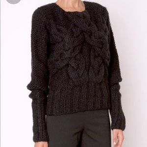 Barbara I Gongini Hand Knit Chunky Cable Sweater